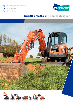 Excavatoare pe șenile Doosan DX62R-3