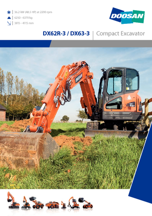 Excavatoare pe șenile Doosan DX63-3