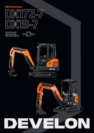 Mini excavatoare Develon DX19 