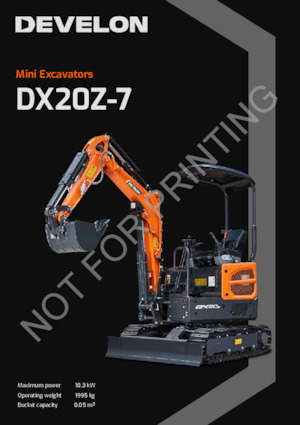 Mini excavatoare Develon DX20Z-7 
