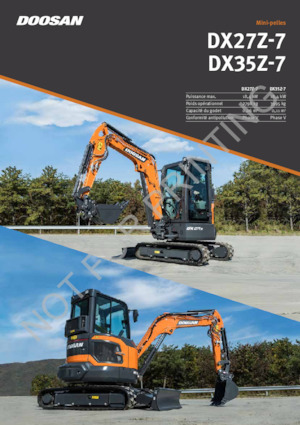 Mini excavatoare Doosan DX27Z-7