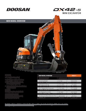 Mini excavatoare Doosan DX42-5