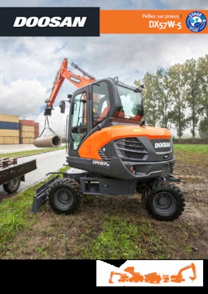 Excavatoare pe roți Doosan DX57W-5