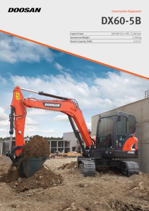 Mini excavatoare Doosan DX60-5B