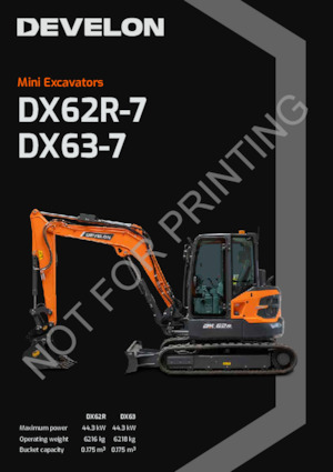 Excavatoare pe șenile Develon DX63-7
