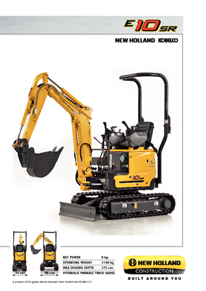 Mini excavatoare New Holland E10SR