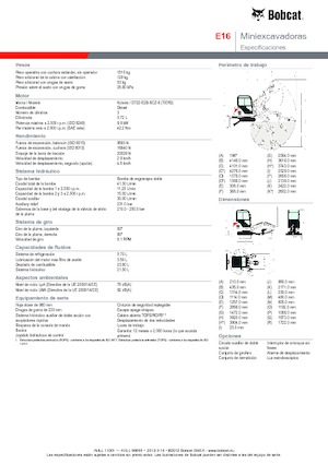 Mini excavatoare Bobcat E 16