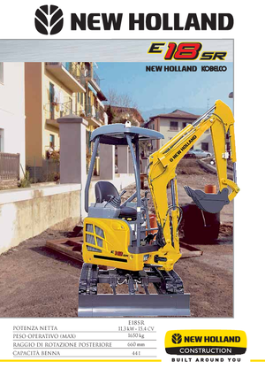 Mini excavatoare New Holland E18SR