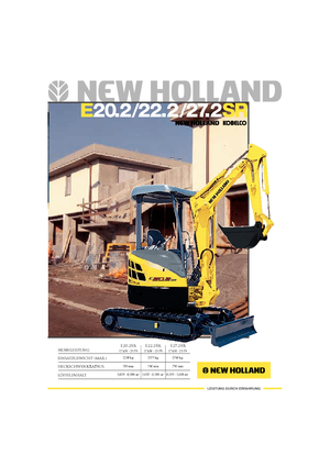 Mini excavatoare New Holland E22.2SR