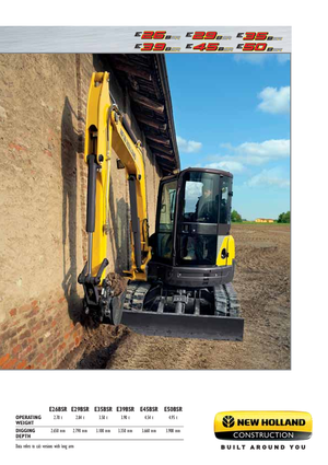 Mini excavatoare New Holland E50B SR