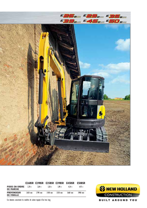 Mini excavatoare New Holland E50B SR