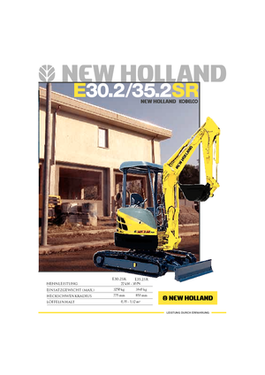 Mini excavatoare New Holland E30.2SR
