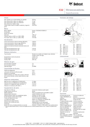 Mini excavatoare Bobcat E32