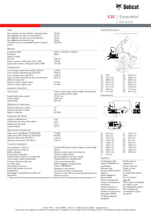 Mini excavatoare Bobcat E32