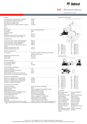 Mini excavatoare Bobcat E45