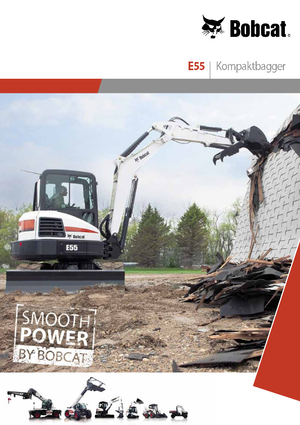 Mini excavatoare Bobcat E55