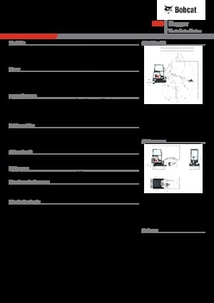Mini excavatoare Bobcat E19