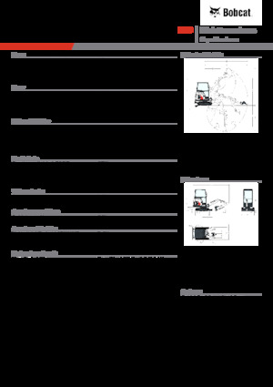 Mini excavatoare Bobcat E19