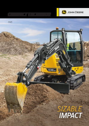 Mini excavatoare John Deere Construction E36ZS