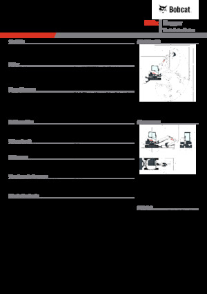 Mini excavatoare Bobcat E50z