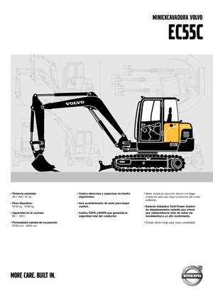 Mini excavatoare Volvo EC55C