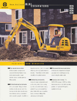 Mini excavatoare New Holland EC45