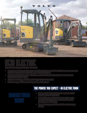 Mini excavatoare Volvo EC18 ELECTRIC