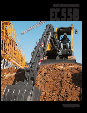 Mini excavatoare Volvo EC55B