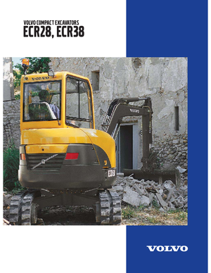 Mini excavatoare Volvo ECR38