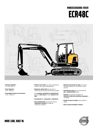 Mini excavatoare Volvo ECR48C