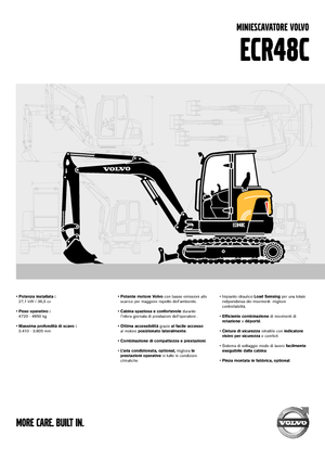 Mini excavatoare Volvo ECR48C