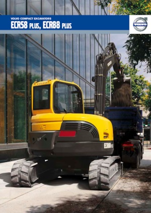 Excavatoare pe șenile Volvo ECR88 Plus