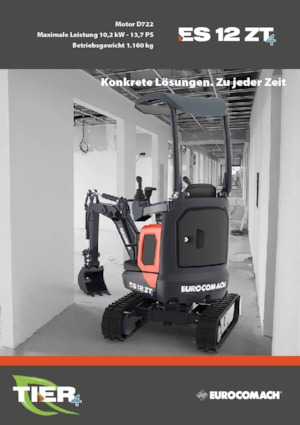 Mini excavatoare Eurocomach ES 12 ZT 4