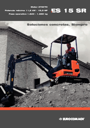 Mini excavatoare Eurocomach ES 15 SR