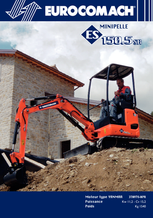 Mini excavatoare Eurocomach ES 150.5 SR