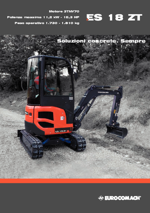 Mini excavatoare Eurocomach ES 18 ZT
