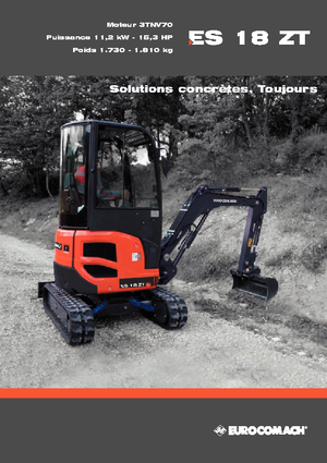 Mini excavatoare Eurocomach ES 18 ZT