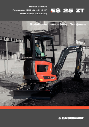 Mini excavatoare Eurocomach ES 25 ZT