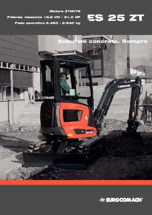 Mini excavatoare Eurocomach ES 25 ZT