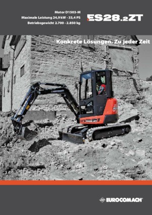 Mini excavatoare Eurocomach ES 28.2 ZT