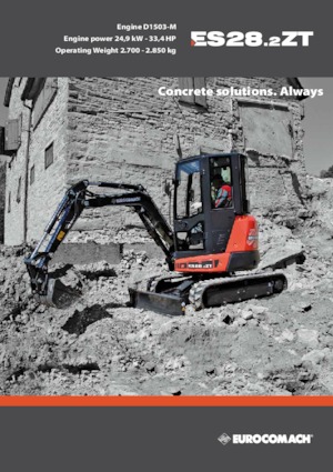 Mini excavatoare Eurocomach ES 28.2 ZT