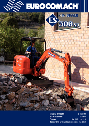 Mini excavatoare Eurocomach ES 300 SR