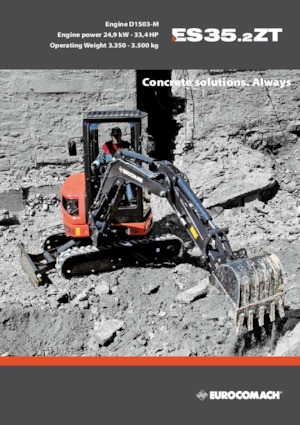Mini excavatoare Eurocomach ES 35.2 ZT