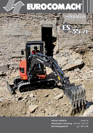 Mini excavatoare Eurocomach ES 35 ZT