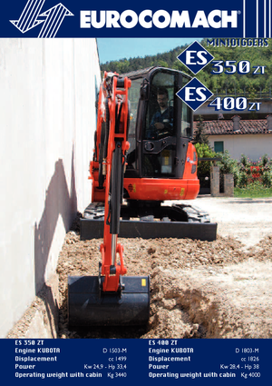 Mini excavatoare Eurocomach ES 400 ZT