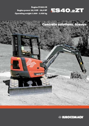 Mini excavatoare Eurocomach ES 40.2 ZT