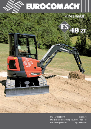 Mini excavatoare Eurocomach ES 40 ZT