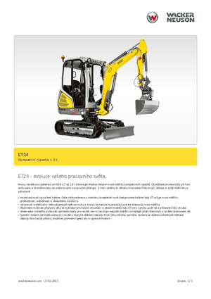 Mini excavatoare Wacker Neuson ET24