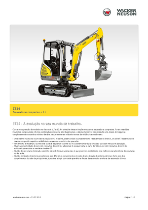Mini excavatoare Wacker Neuson ET24