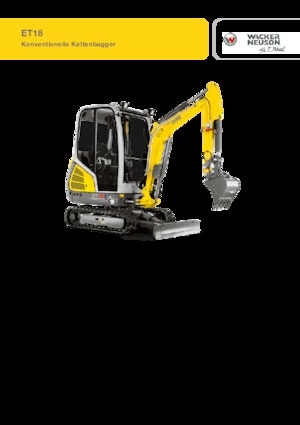 Mini excavatoare Wacker Neuson ET18